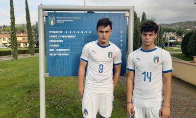 Giacomo Marconi Alessio Pezzella Coverciano 15 12 2019 torneo di natale under 15