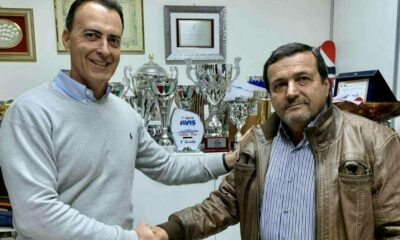 Michele Ventura presidente Cus Parma Volley e Sergio Greci Circolo Inzani Volley e1596060952370