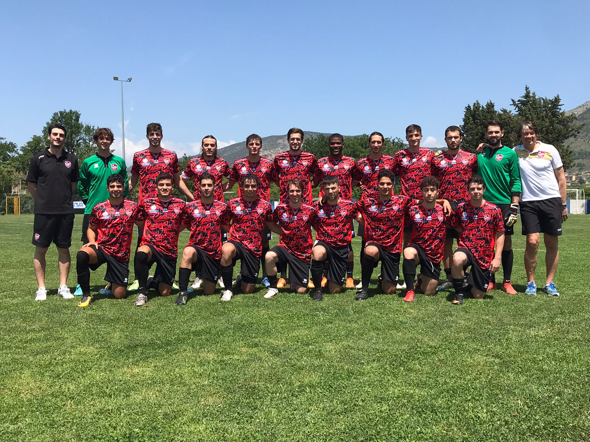 La rappresentativa del CUS Parma Calcio ai Campionati Nazionali Universitari di Cassino maggio 2022