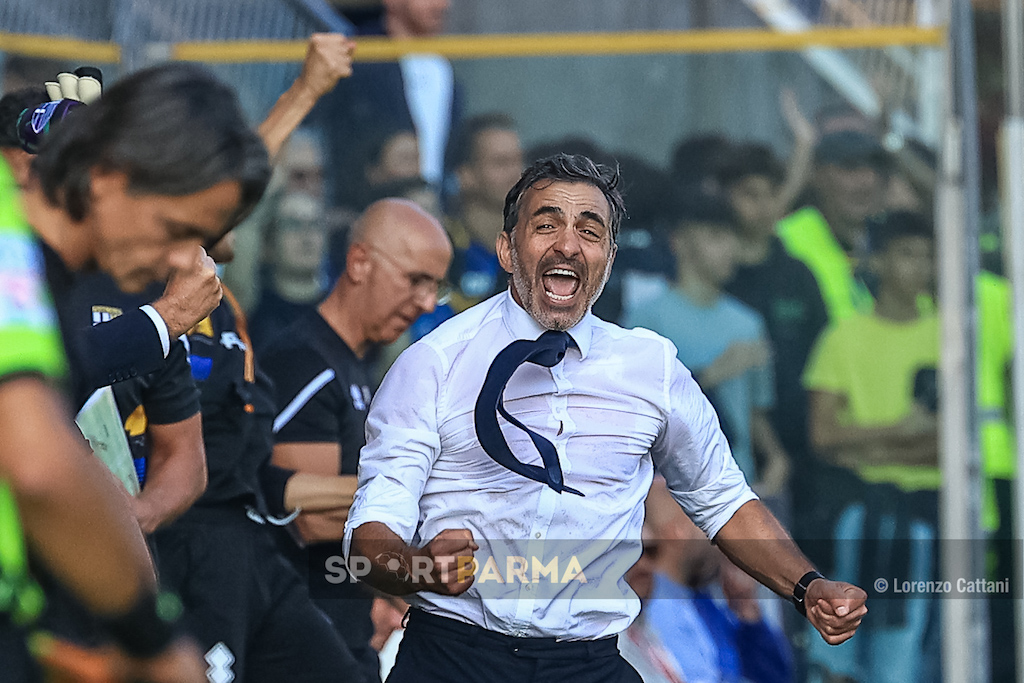 Parma Reggina 2 0 esultanza Fabio Pecchia 1