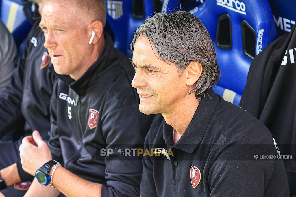 Parma Reggina 2 0 mister Filippo Inzaghi in panchina