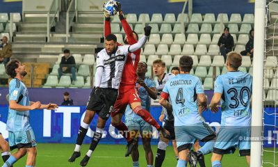 Parma Pisa 0 1 Serie B 2022 2023 uscita in pres alta di Nicolas su Charpentier