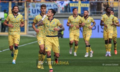 esultanza dopo il gol di Gianluca Lapadula in Parma Cagliari 2 1 34a giornata Serie B 2022 2023