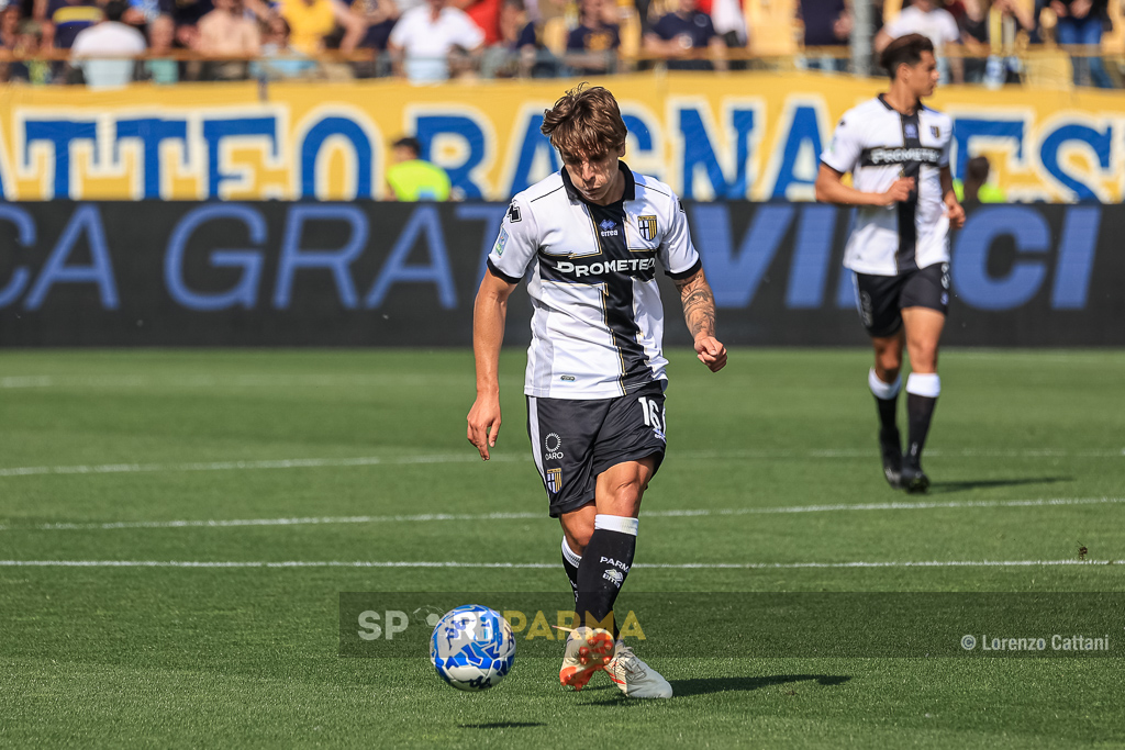 Adrian Bernabe in Parma Brescia 2 0 36a giornata Serie B 2022 2023