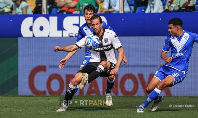 Franco Vazquez palleggia in Parma Brescia 2 0 36a giornata Serie B 2022 2023
