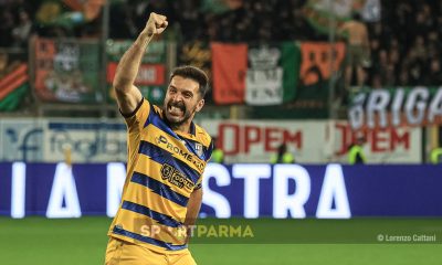 Parma Venezia 2 1 38a giornata Serie B 2022 2023 esultanza Gianluigi Buffon a fine partita