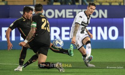 Parma Venezia 2 1 38a giornata Serie B 2022 2023 tiro di Dennis Man