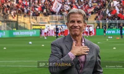 Parma Cagliari 0 0 semifinale ritorno playoff Serie B 2022 2023 il presidente Kyle Krause